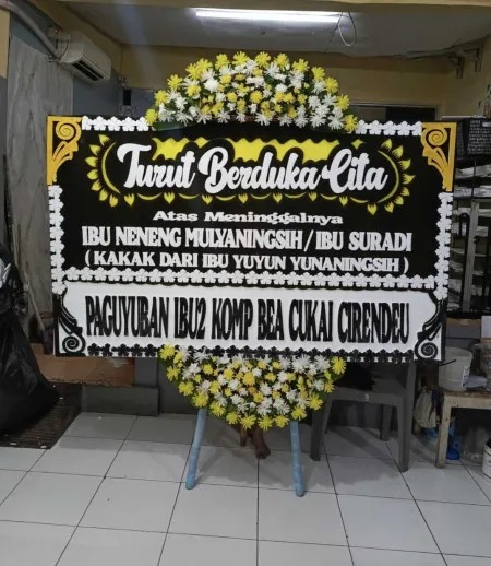 Papan Bunga Duka Kota Wisata Cibubur