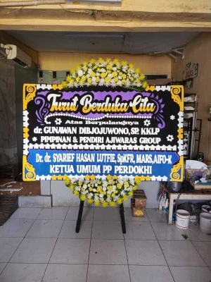 Papan Bunga di Kota Wisata Cibubur